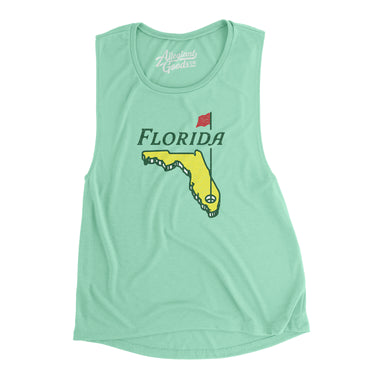 Florida Golf Women's Flowey Scoopneck Muscle Tank-Allegiant Goods Co. Vintage Sports Apparel