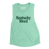 Kentucky Weed Women's Flowey Scoopneck Muscle Tank-Allegiant Goods Co. Vintage Sports Apparel