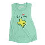 Texas Golf Women's Flowey Scoopneck Muscle Tank-Allegiant Goods Co. Vintage Sports Apparel