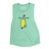 Alabama Golf Women's Flowey Scoopneck Muscle Tank-Allegiant Goods Co. Vintage Sports Apparel