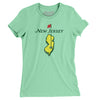 New Jersey Golf Women's T-Shirt-Mint-Allegiant Goods Co. Vintage Sports Apparel