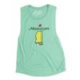 Mississippi Golf Women's Flowey Scoopneck Muscle Tank-Allegiant Goods Co. Vintage Sports Apparel