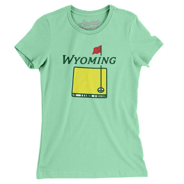 Wyoming Golf Women's T-Shirt-Allegiant Goods Co. Vintage Sports Apparel