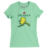 Alaska Golf Women's T-Shirt-Mint-Allegiant Goods Co. Vintage Sports Apparel