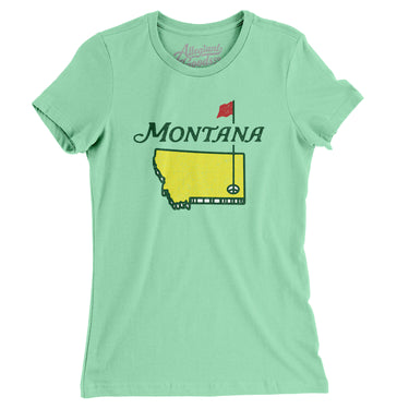 Montana Golf Women's T-Shirt-Allegiant Goods Co. Vintage Sports Apparel