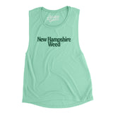 New Hampshire Weed Women's Flowey Scoopneck Muscle Tank-Allegiant Goods Co. Vintage Sports Apparel