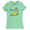 Kentucky Golf Women's T-Shirt-Mint-Allegiant Goods Co. Vintage Sports Apparel