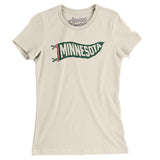 Minnesota Pennant Women's T-Shirt-Allegiant Goods Co. Vintage Sports Apparel