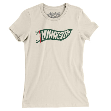 Minnesota Pennant Women's T-Shirt-Allegiant Goods Co. Vintage Sports Apparel