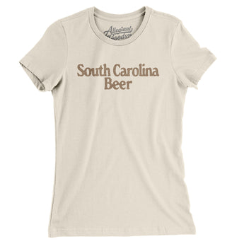 South Carolina Beer Women's T-Shirt-Natural-Allegiant Goods Co. Vintage Sports Apparel