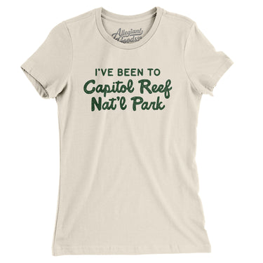 I've Been To Capitol Reef National Park Women's T-Shirt-Allegiant Goods Co. Vintage Sports Apparel