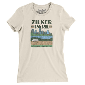 Zilker Park Women's T-Shirt-Allegiant Goods Co. Vintage Sports Apparel