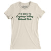 I've Been To Cuyahoga Valley National Park Women's T-Shirt-Natural-Allegiant Goods Co. Vintage Sports Apparel