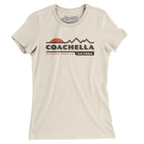 Coachella Mountain Sunset Women's T-Shirt-Natural-Allegiant Goods Co. Vintage Sports Apparel