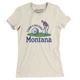 I Have A Tee Time In Montana Women's T-Shirt-Natural-Allegiant Goods Co. Vintage Sports Apparel