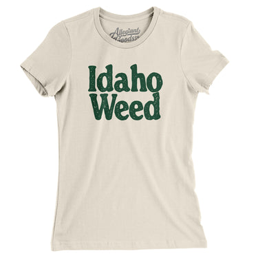 Idaho Weed Women's T-Shirt-Natural-Allegiant Goods Co. Vintage Sports Apparel