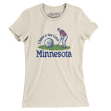 I Have A Tee Time In Minnesota Women's T-Shirt-Natural-Allegiant Goods Co. Vintage Sports Apparel