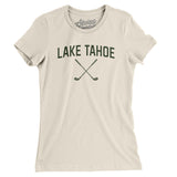 Lake Tahoe Golf Women's T-Shirt-Natural-Allegiant Goods Co. Vintage Sports Apparel