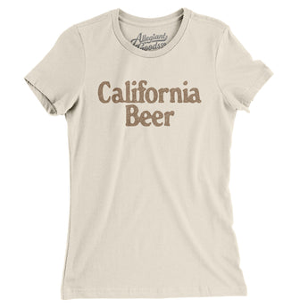California Beer Women's T-Shirt-Natural-Allegiant Goods Co. Vintage Sports Apparel
