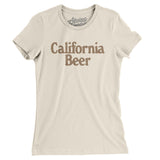 California Beer Women's T-Shirt-Natural-Allegiant Goods Co. Vintage Sports Apparel