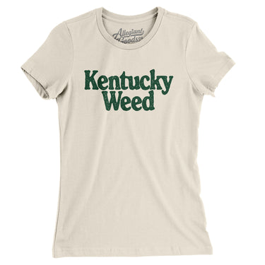 Kentucky Weed Women's T-Shirt-Natural-Allegiant Goods Co. Vintage Sports Apparel