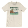 Gas Works Park Men/Unisex T-Shirt-Natural-Allegiant Goods Co. Vintage Sports Apparel