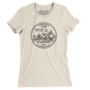 Virginia State Quarter Women's T-Shirt-Natural-Allegiant Goods Co. Vintage Sports Apparel