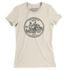 California State Quarter Women's T-Shirt-Natural-Allegiant Goods Co. Vintage Sports Apparel