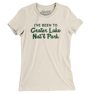 I've Been To Crater Lake National Park Women's T-Shirt-Allegiant Goods Co. Vintage Sports Apparel