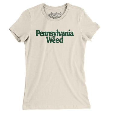 Pennsylvania Weed Women's T-Shirt-Natural-Allegiant Goods Co. Vintage Sports Apparel