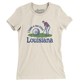 I Have A Tee Time In Louisiana Women's T-Shirt-Natural-Allegiant Goods Co. Vintage Sports Apparel
