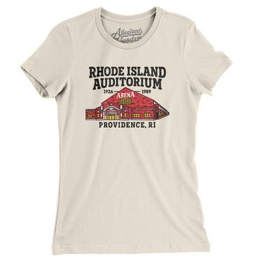 Rhode Island Auditorium Women's T-Shirt-Allegiant Goods Co. Vintage Sports Apparel