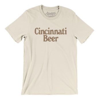 Cincinnati Beer Men/Unisex T-Shirt-Allegiant Goods Co. Vintage Sports Apparel