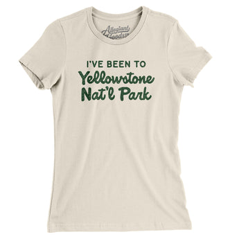 I've Been To Yellowstone National Park Women's T-Shirt-Allegiant Goods Co. Vintage Sports Apparel