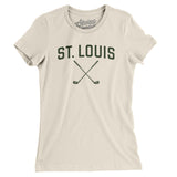 St. Louis Golf Women's T-Shirt-Natural-Allegiant Goods Co. Vintage Sports Apparel