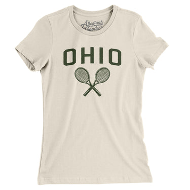 Ohio Tennis Women's T-Shirt-Natural-Allegiant Goods Co. Vintage Sports Apparel