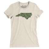 North Carolina Golf Course Women's T-Shirt-Natural-Allegiant Goods Co. Vintage Sports Apparel