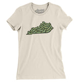 Kentucky Golf Course Women's T-Shirt-Natural-Allegiant Goods Co. Vintage Sports Apparel