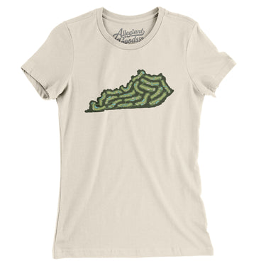 Kentucky Golf Course Women's T-Shirt-Natural-Allegiant Goods Co. Vintage Sports Apparel