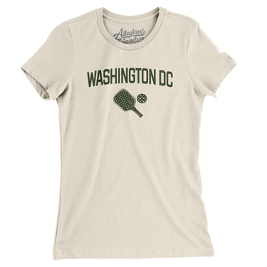 Washington Dc Pickleball Women's T-Shirt-Natural-Allegiant Goods Co. Vintage Sports Apparel