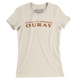 Actually It's Pronounced Ouray Women's T-Shirt-Natural-Allegiant Goods Co. Vintage Sports Apparel
