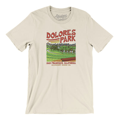 Dolores Park Men/Unisex T-Shirt-Natural-Allegiant Goods Co. Vintage Sports Apparel