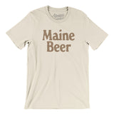 Maine Beer Men/Unisex T-Shirt-Natural-Allegiant Goods Co. Vintage Sports Apparel