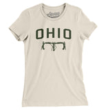 Ohio Cycling Women's T-Shirt-Natural-Allegiant Goods Co. Vintage Sports Apparel