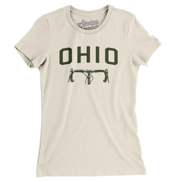 Ohio Cycling Women's T-Shirt-Natural-Allegiant Goods Co. Vintage Sports Apparel