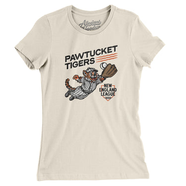 Pawtucket Tigers Women's T-Shirt-Allegiant Goods Co. Vintage Sports Apparel