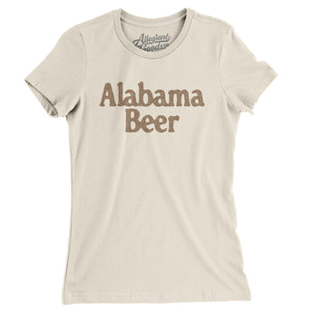 Alabama Beer Women's T-Shirt-Natural-Allegiant Goods Co. Vintage Sports Apparel