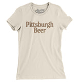 Pittsburgh Beer Women's T-Shirt-Natural-Allegiant Goods Co. Vintage Sports Apparel