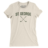 St. George Golf Women's T-Shirt-Natural-Allegiant Goods Co. Vintage Sports Apparel