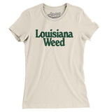 Louisiana Weed Women's T-Shirt-Natural-Allegiant Goods Co. Vintage Sports Apparel